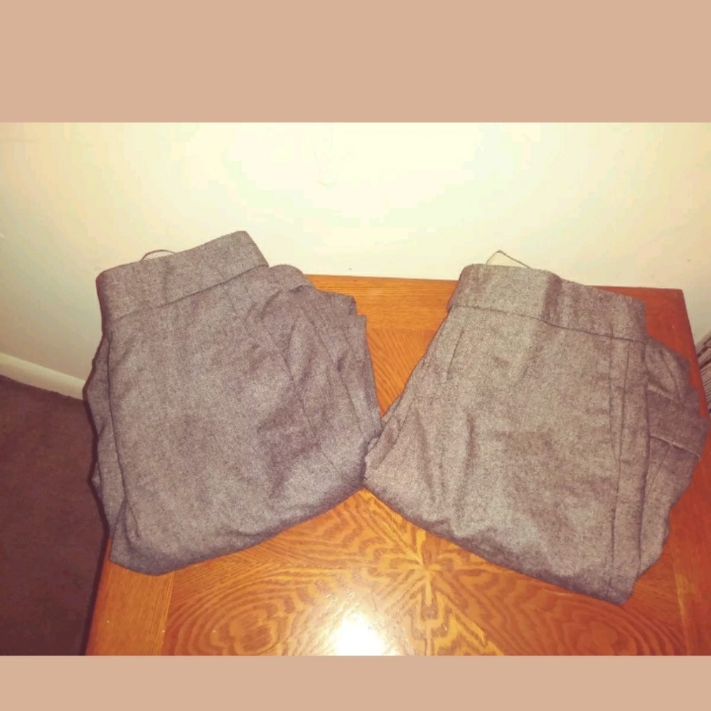 2 pair Of Gap causal wool pants size 2